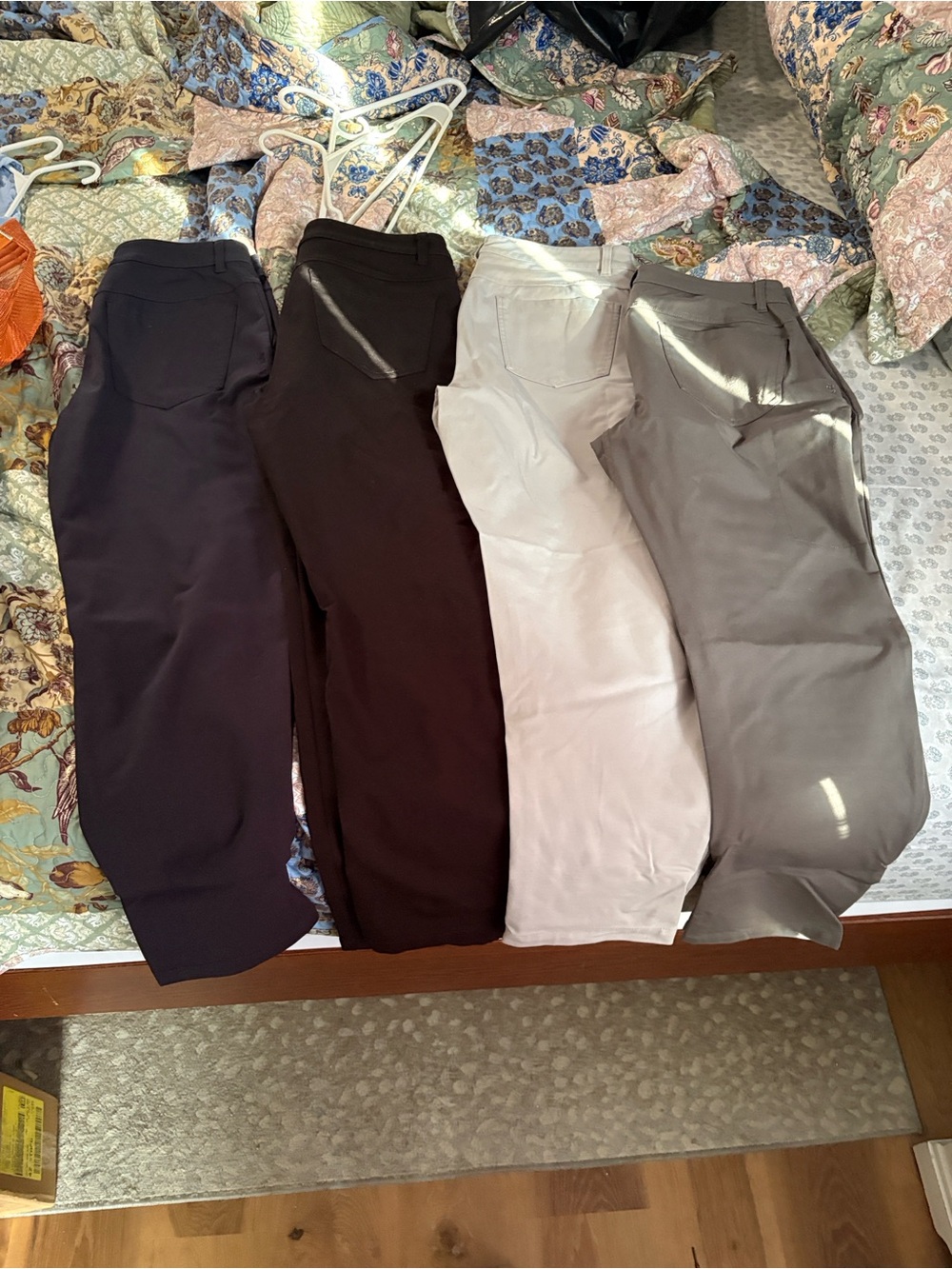 Bylt Stretch everyday pants  - Black, Dark Brown, Light Gray, Gray